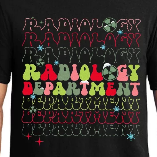 Radiology Department Christmas Xray Tech Team Rad Tech Pajama Set