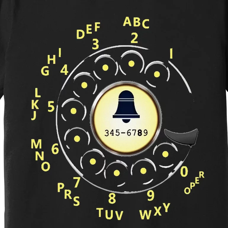 Rotary Dial Classic Phone Premium T-Shirt