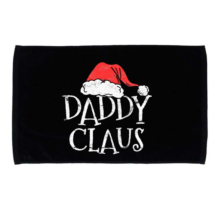 Retro Daddy Claus Gift Funny Christmas Santa Costume Dad Microfiber Hand Towel