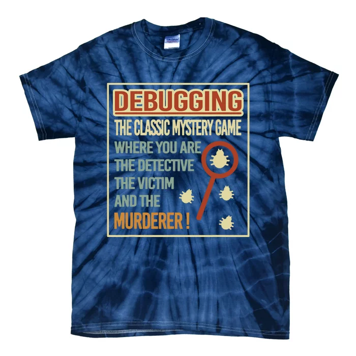 Retro Debugging Computer Science Programmers Coding Tie-Dye T-Shirt