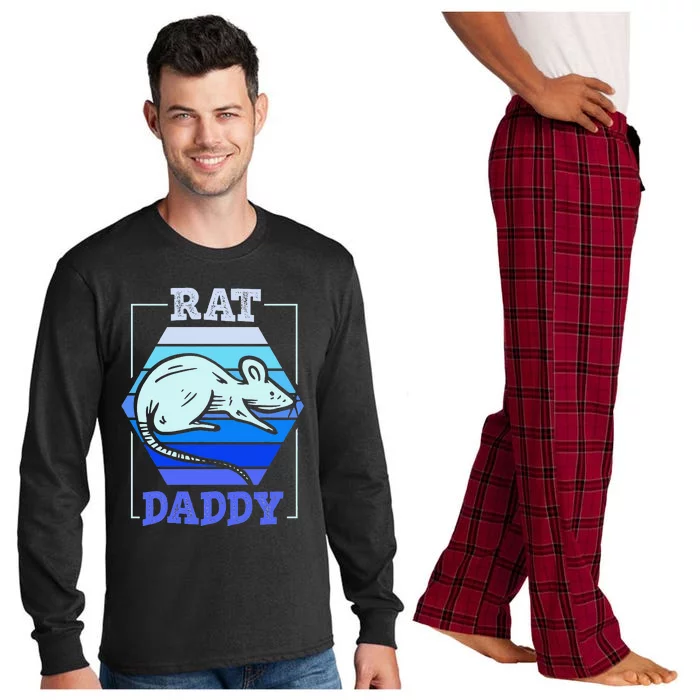 Rat Daddy Cute Rats Animal Lover Dad Father Papa Father's Long Sleeve Pajama Set