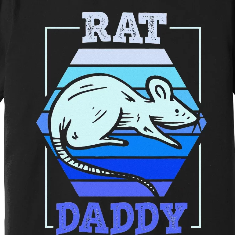 Rat Daddy Cute Rats Animal Lover Dad Father Papa Father's Premium T-Shirt