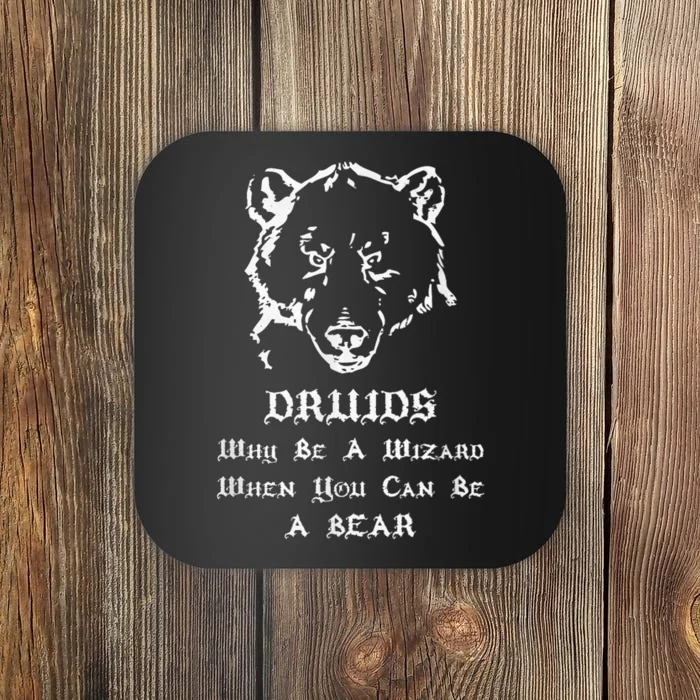 Roleplaying Druid Character Fantasy Gaming Coaster