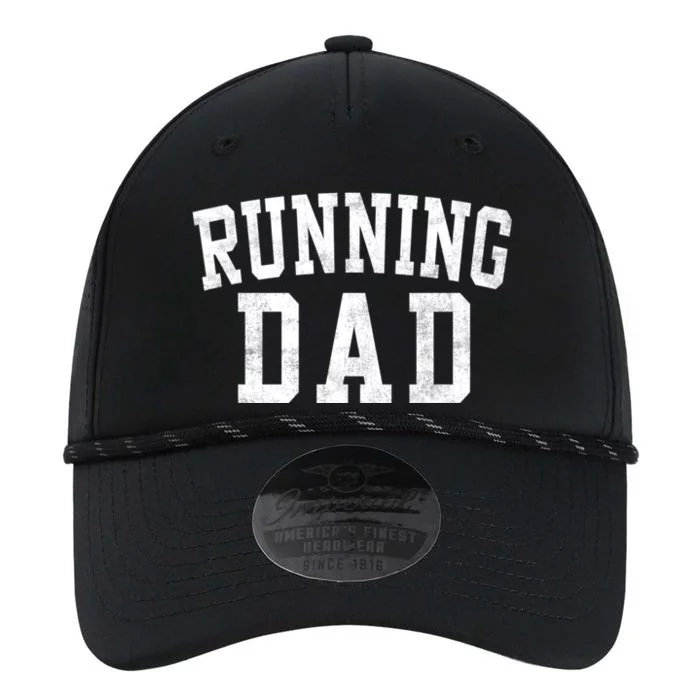 Running Dad Classic Bold Font FatherS Day Daddy Performance The Dyno Cap