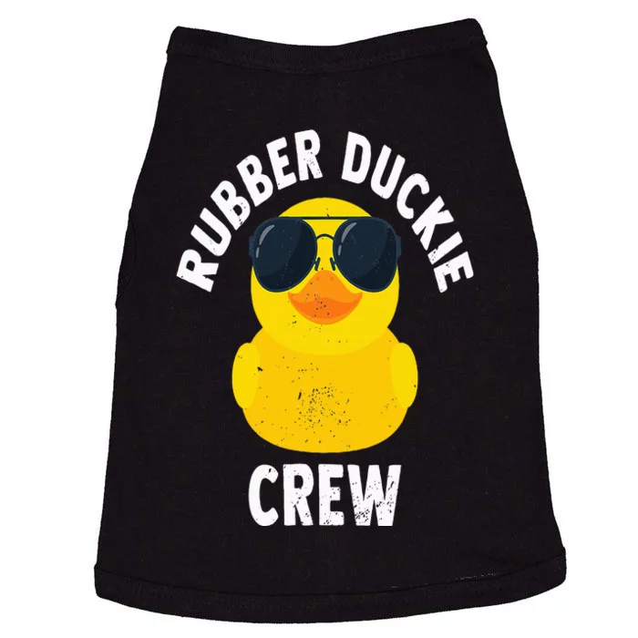 Rubber Duckie Crew Funny Rubber Duck Doggie Tank