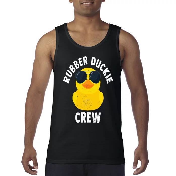 Rubber Duckie Crew Funny Rubber Duck Tank Top