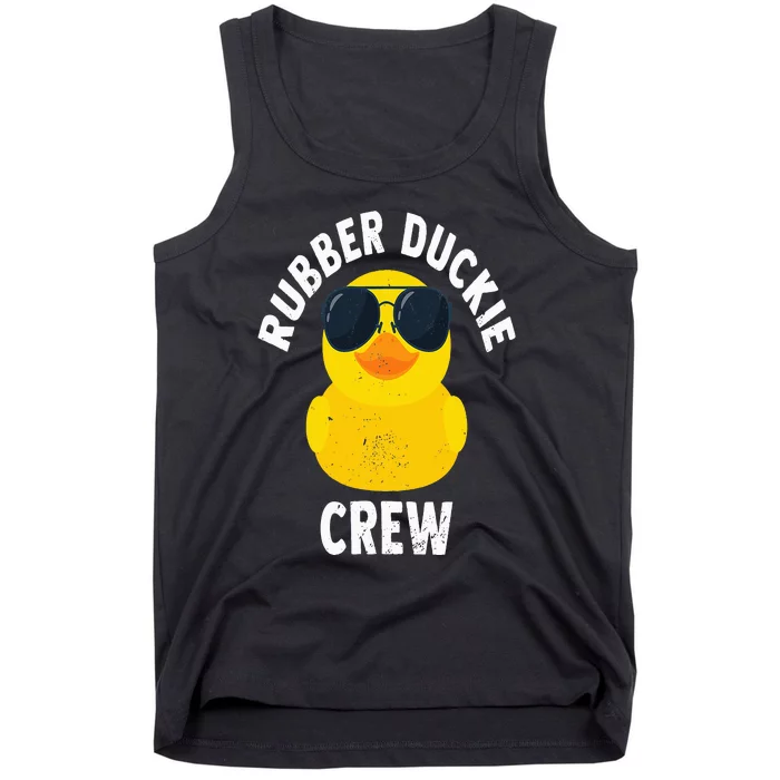 Rubber Duckie Crew Funny Rubber Duck Tank Top