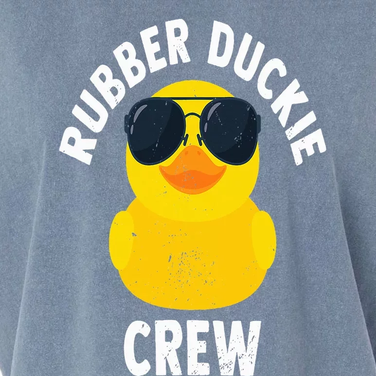 Rubber Duckie Crew Funny Rubber Duck Garment-Dyed Women's Muscle Tee