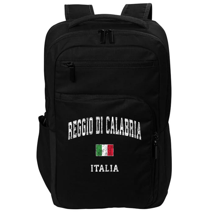 Reggio Di Calabria Italy Vintage Athletic Sports Impact Tech Backpack