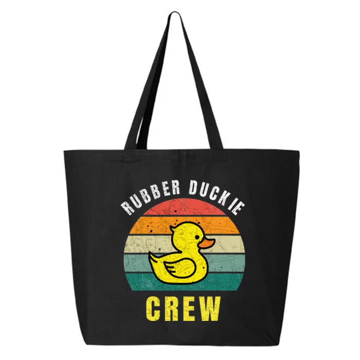 Rubber Duckie Crew Funny Rubber Duck 25L Jumbo Tote