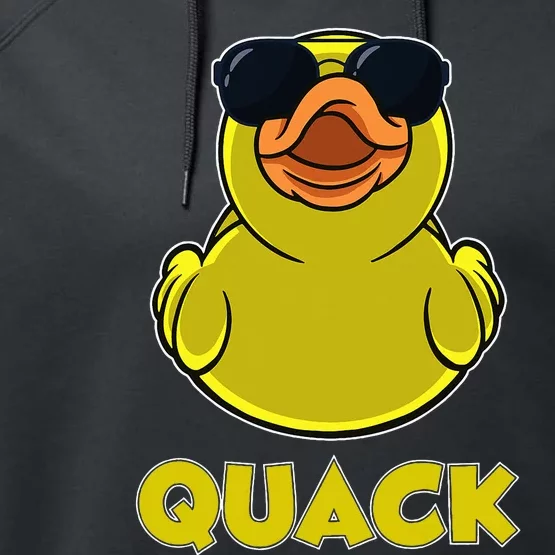 Rubber Duckie Crew retro Rubber Duck Performance Fleece Hoodie