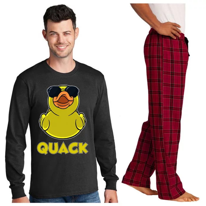 Rubber Duckie Crew retro Rubber Duck Long Sleeve Pajama Set