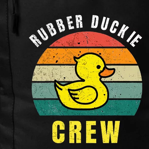 Rubber Duckie Crew Funny Rubber Duck Daily Commute Backpack