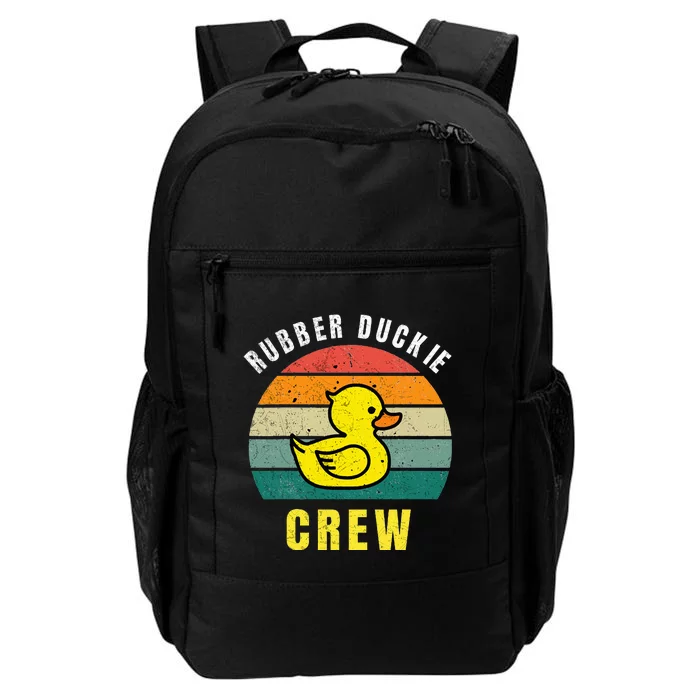 Rubber Duckie Crew Funny Rubber Duck Daily Commute Backpack