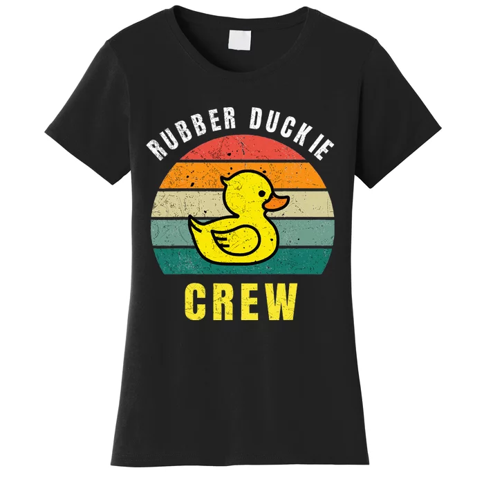 Rubber Duckie Crew Funny Rubber Duck Women's T-Shirt