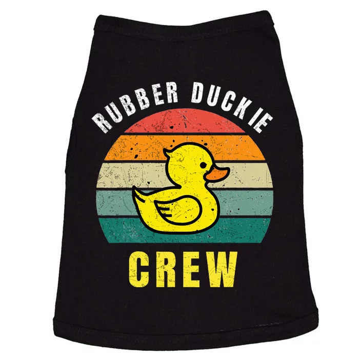 Rubber Duckie Crew Funny Rubber Duck Doggie Tank