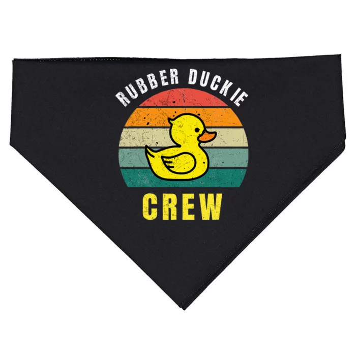 Rubber Duckie Crew Funny Rubber Duck USA-Made Doggie Bandana