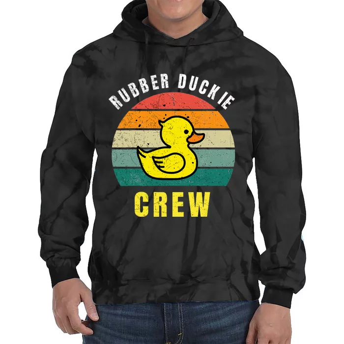 Rubber Duckie Crew Funny Rubber Duck Tie Dye Hoodie