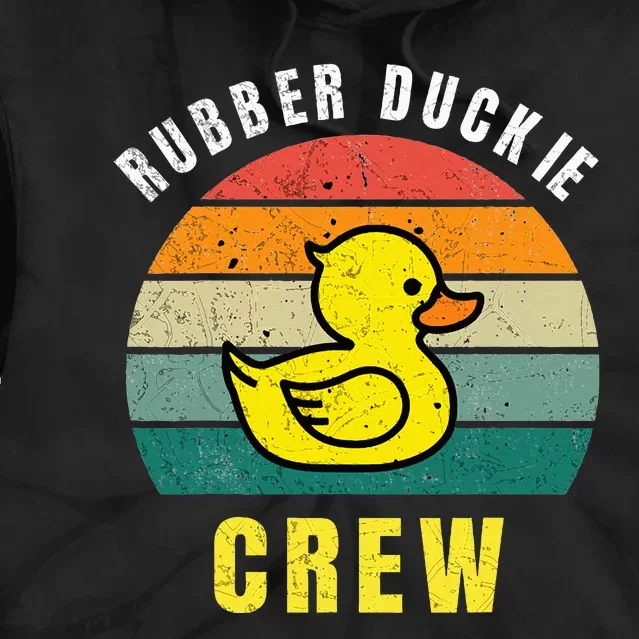 Rubber Duckie Crew Funny Rubber Duck Tie Dye Hoodie