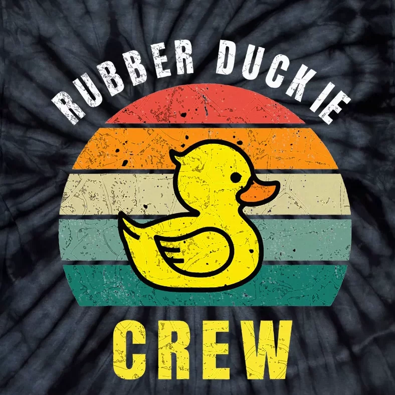 Rubber Duckie Crew Funny Rubber Duck Tie-Dye T-Shirt