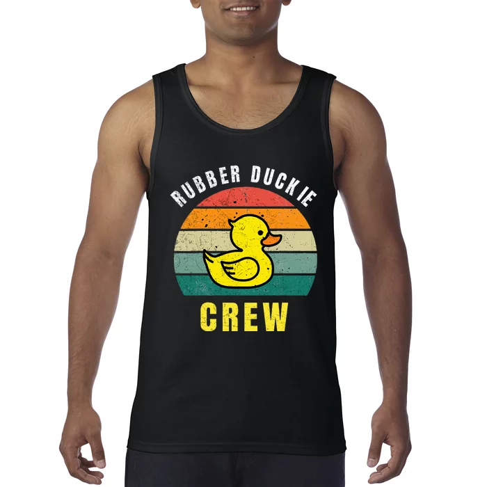 Rubber Duckie Crew Funny Rubber Duck Tank Top