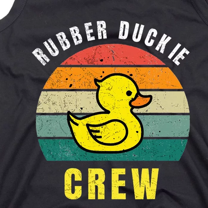 Rubber Duckie Crew Funny Rubber Duck Tank Top