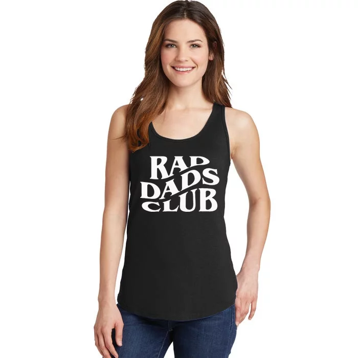 Rad Dads Club Funny FatherS Day Rad Dad Ladies Essential Tank