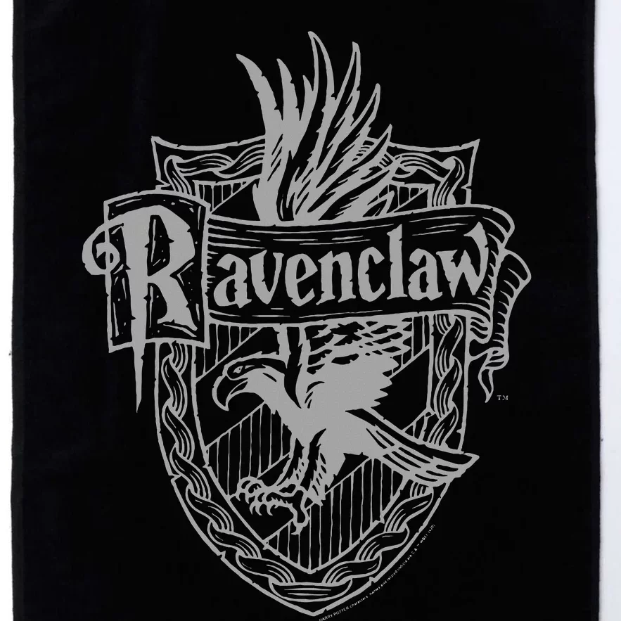 Ravenclaw Detailed Crest Platinum Collection Golf Towel