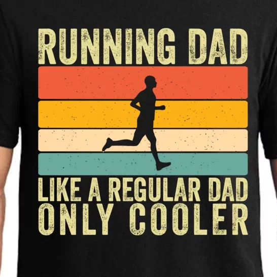 Running Dad Design For Father Day Marathon Runner Gift Pajama Set