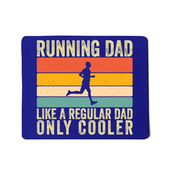 Running Dad Design For Father Day Marathon Runner Gift Mousepad