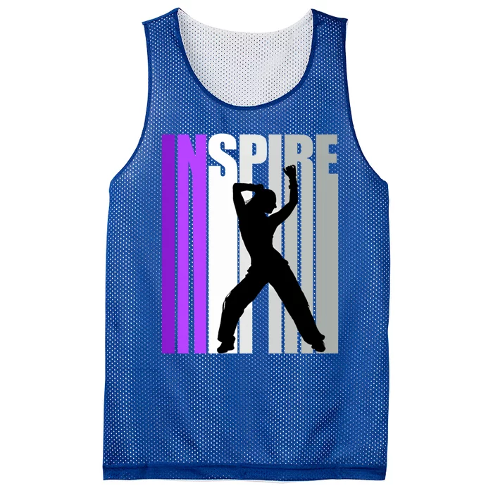 Retro Dance Dances Inspire Inspiring Teen Moves Cool Gift Mesh Reversible Basketball Jersey Tank