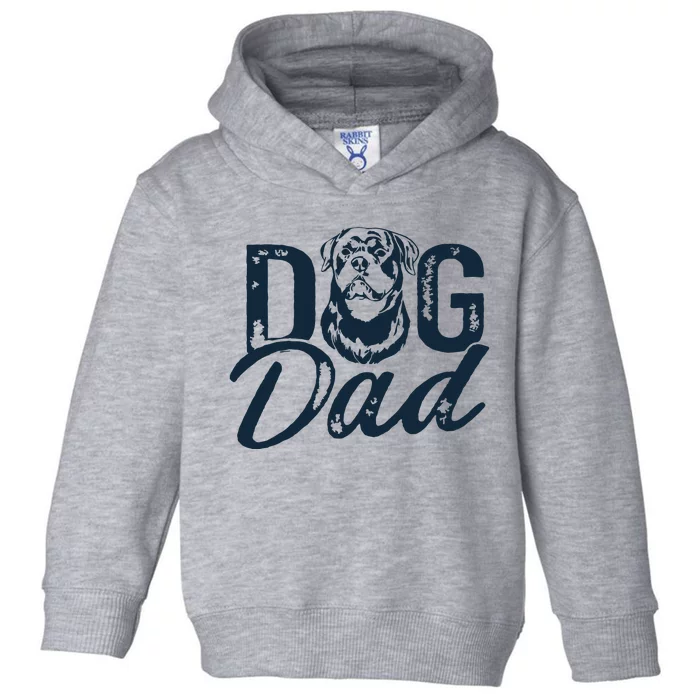 Rottweiler Dog Dad Rottie Toddler Hoodie