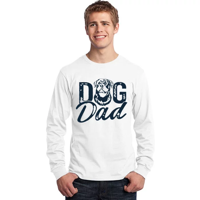 Rottweiler Dog Dad Rottie Tall Long Sleeve T-Shirt