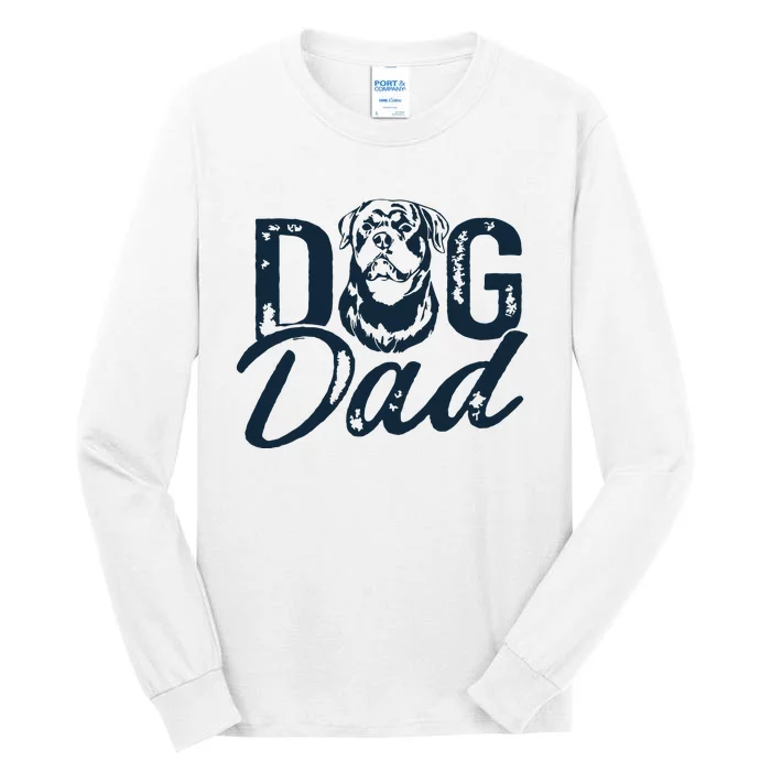 Rottweiler Dog Dad Rottie Tall Long Sleeve T-Shirt