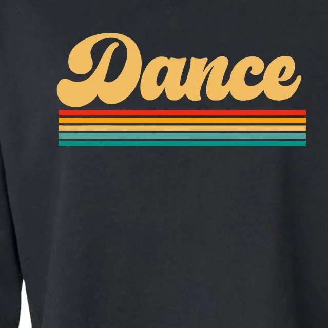 Retro Dance Dancing Dancer Cropped Pullover Crew