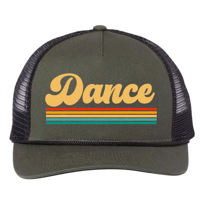 Retro Dance Dancing Dancer Retro Rope Trucker Hat Cap