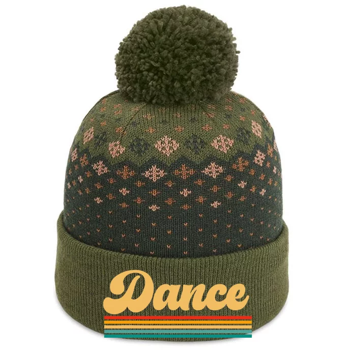 Retro Dance Dancing Dancer The Baniff Cuffed Pom Beanie