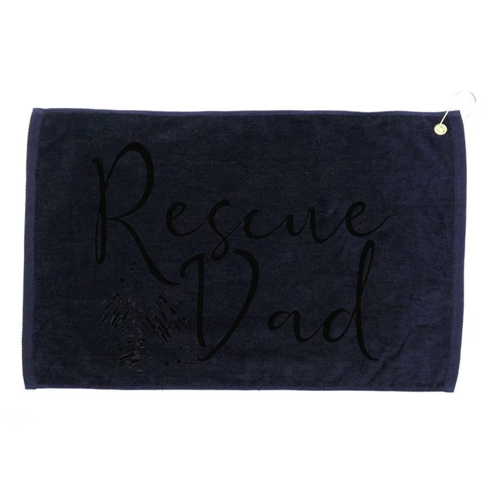 Rescue Dad Dog Cat Animal Rescuing Fathers Day Grommeted Golf Towel