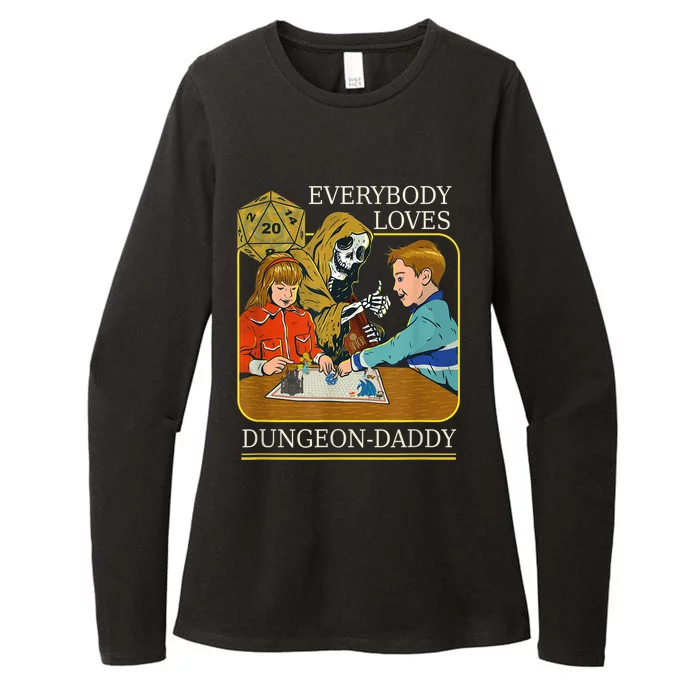 RPG D20 Dice Dungeon-Daddy Fantasy Pen and Paper Boardgame Womens CVC Long Sleeve Shirt