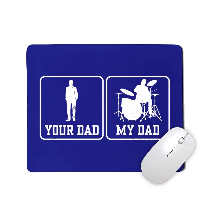 Rock Drummer Dad My Rockband Rockstar Daddy Gift Mousepad