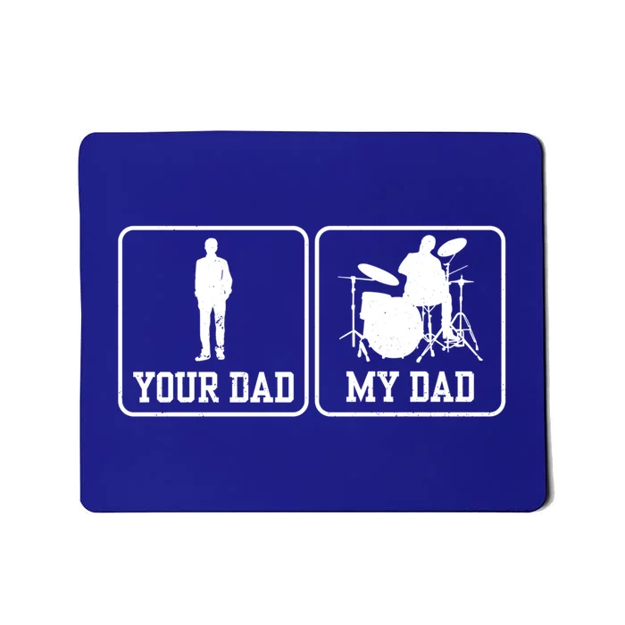 Rock Drummer Dad My Rockband Rockstar Daddy Gift Mousepad