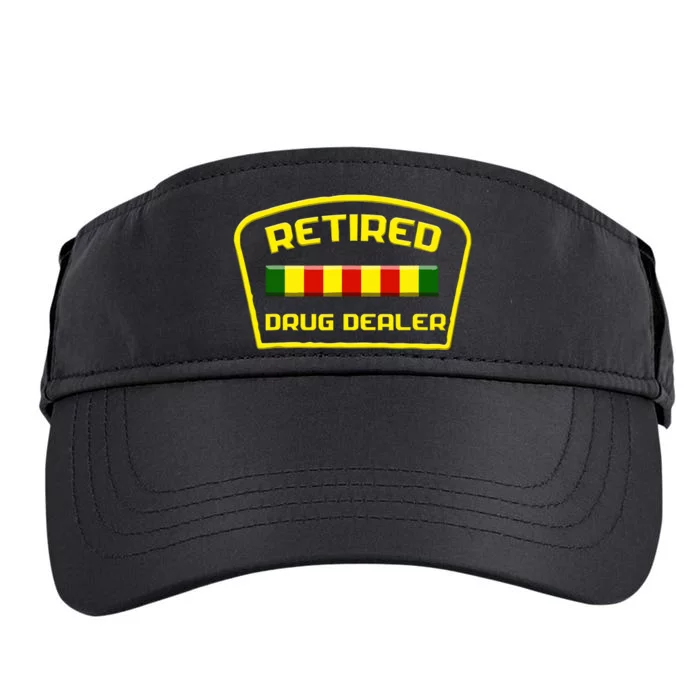 Retired Drug Dealer Funny Adult Drive Performance Visor