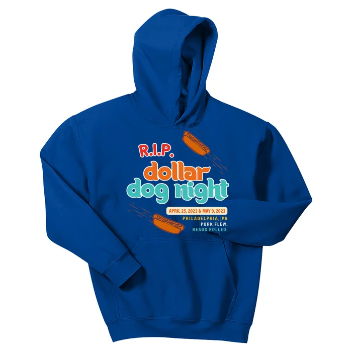 R.I.P Dollar Dog Night Kids Hoodie