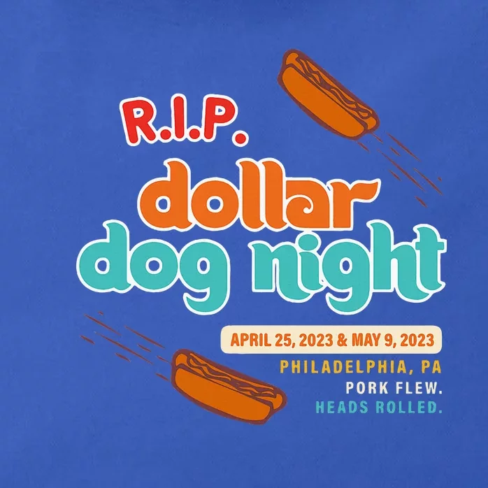 R.I.P Dollar Dog Night Zip Tote Bag