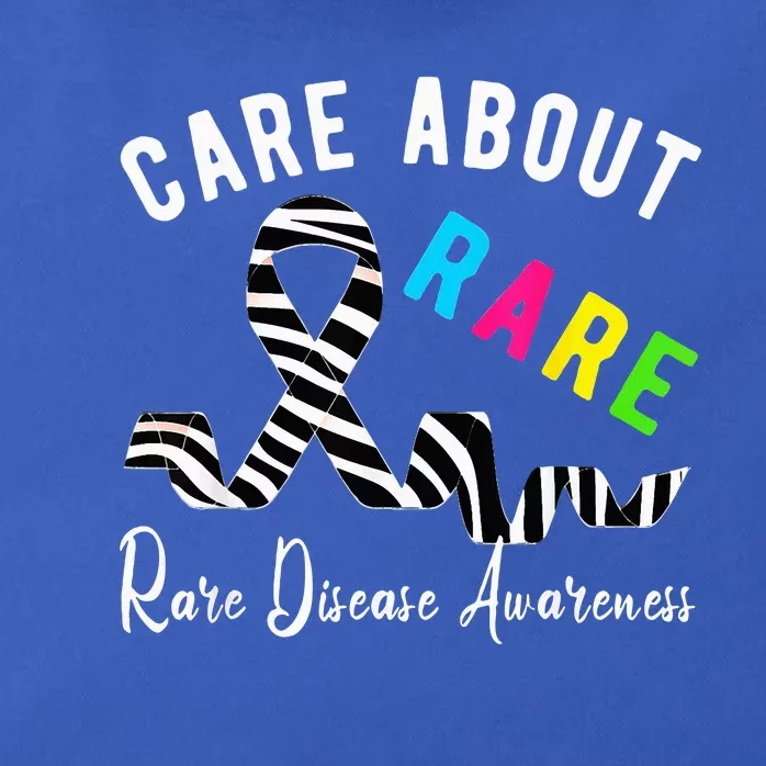 Rare Disease Day Care About Rare Disease Awareness Zip Tote Bag