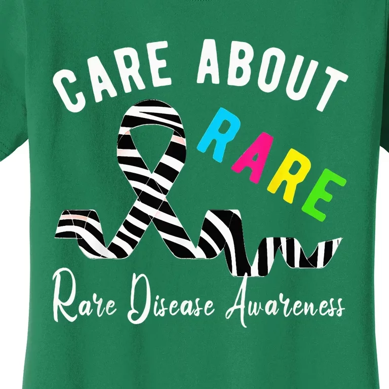 Rare Disease Day Care About Rare Disease Awareness Women's T-Shirt