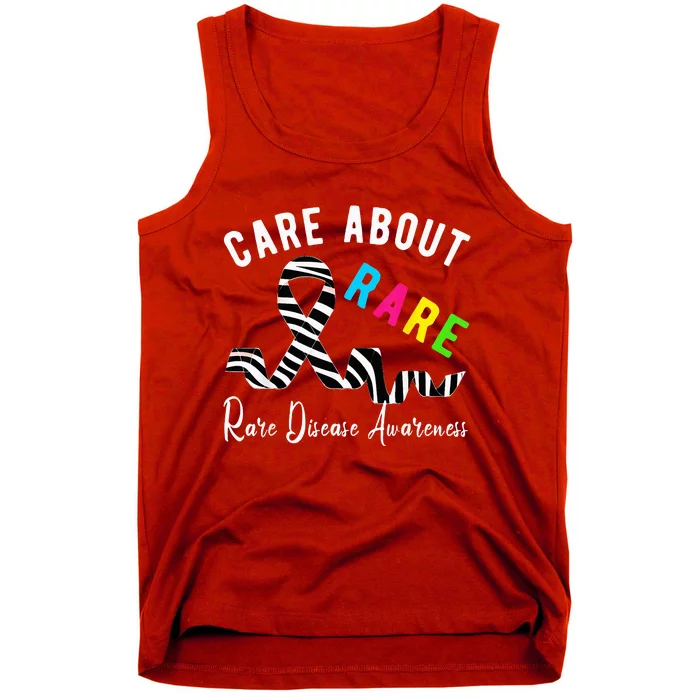 Rare Disease Day Care About Rare Disease Awareness Tank Top