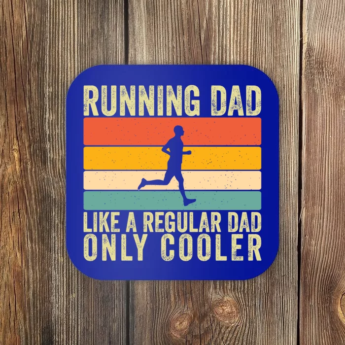 Running Dad Design For Father Day Marathon Runner Great Gift Coaster