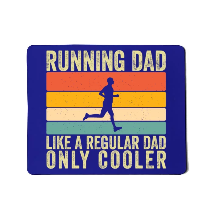 Running Dad Design For Father Day Marathon Runner Great Gift Mousepad