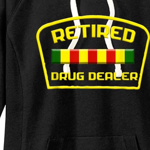 Retired Drug Dealer Funny Recovery Women's Fleece Hoodie